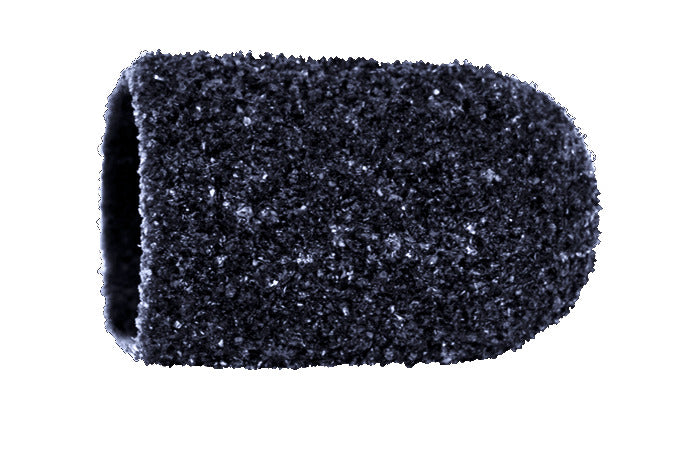 Capuchons abrasifs ronds x10 1404 - Diamant - Grain super gros - Abrasion des cors, durillons et hyperkératoses - 7 mm