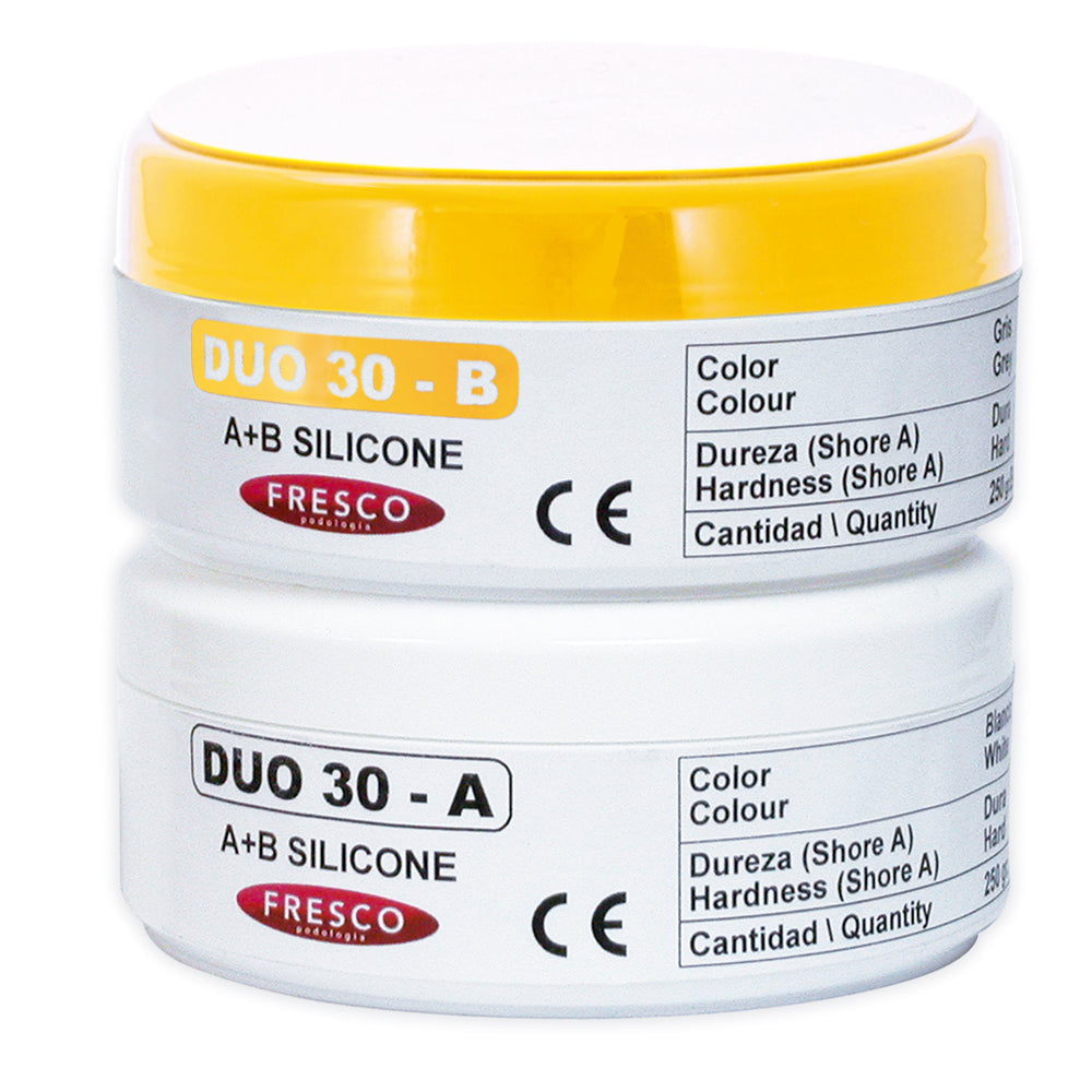 Silicone orthoplastie DUO 30 - A + B - Shore A 30-32 - 250 g - Fresco