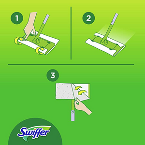 Dry Kit - Capture 3X plus - Lingettes recyclées - Swiffer