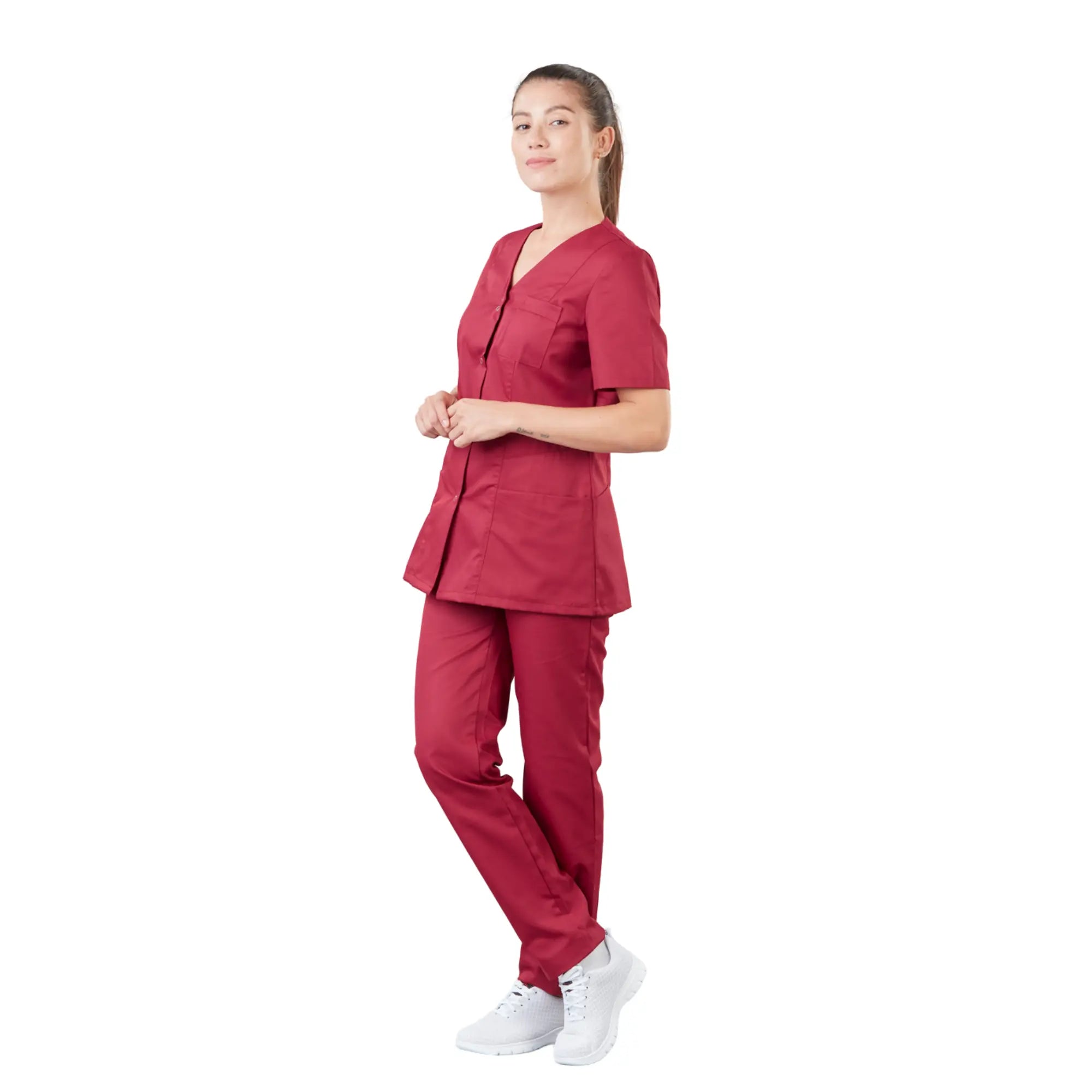 Gaia - Blouse Manches courtes - Col V - Femme - 70 cm - Phirejo