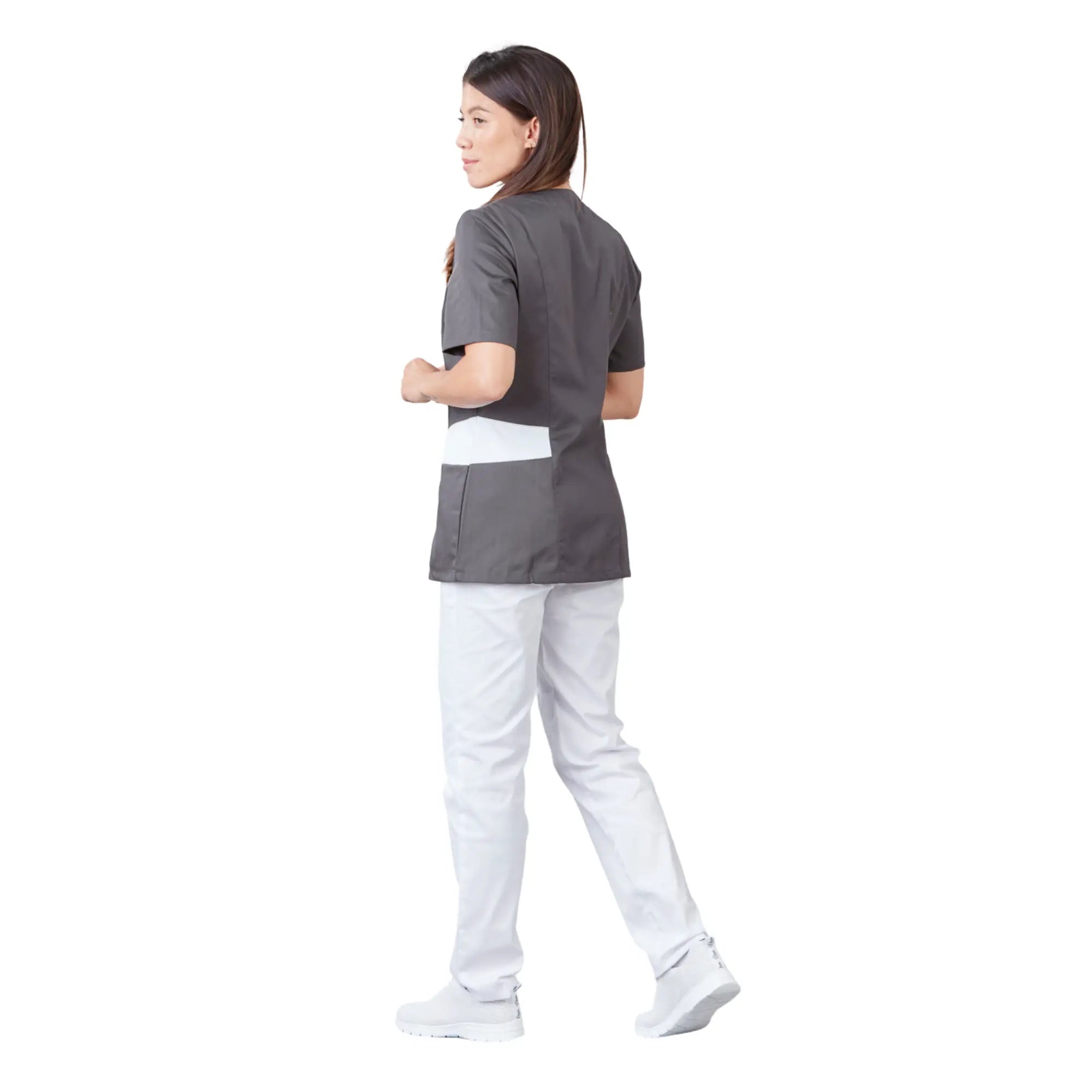 Gaia - Blouse Manches courtes - Col V - Femme - 70 cm - Phirejo
