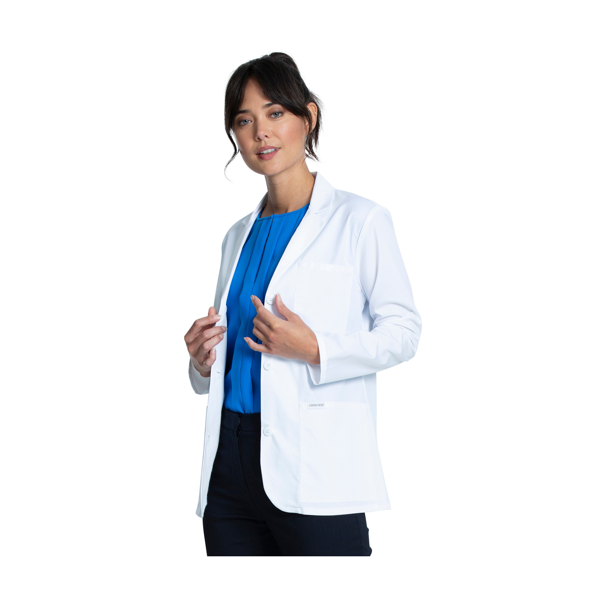 Toulon - Blouse blanche médicale - 71cm - Femme - Cherokee